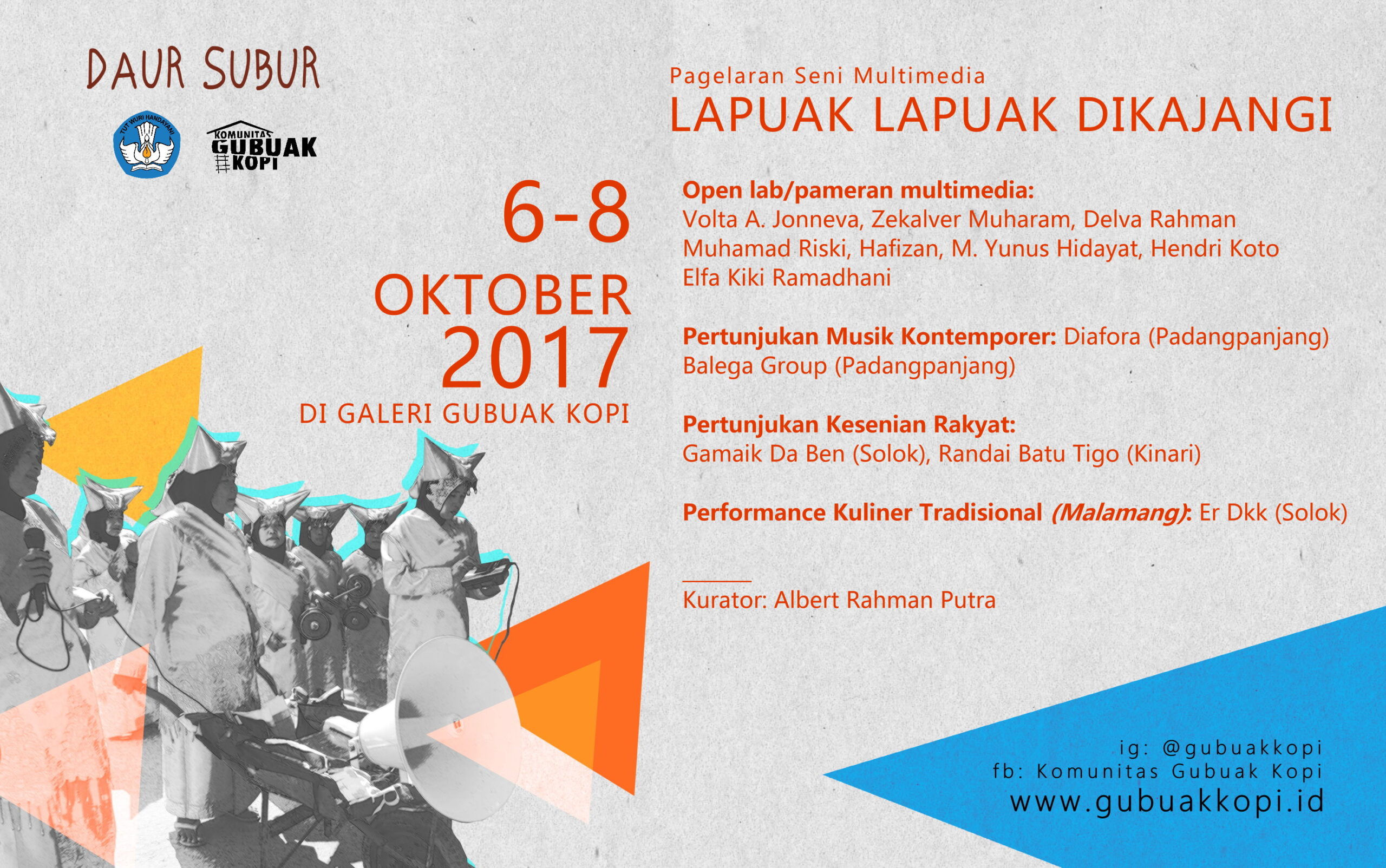 Pageleran Seni Multimedia: Lapuak-lapuak Dikajangi